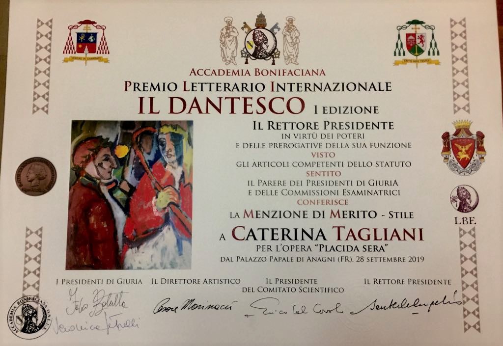 Anagni-28 Settembre 20119-Premio letterario Internazionale Il dantesco 2019