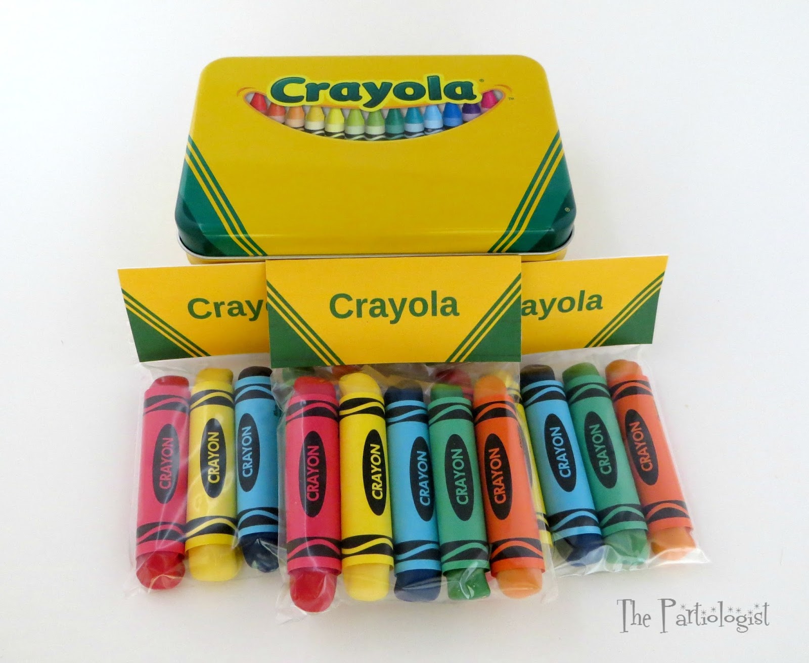 The Partiologist Chocolate Pretzel Crayons