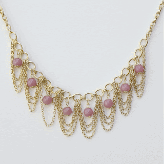 Link Chain Choker in Vintage Look