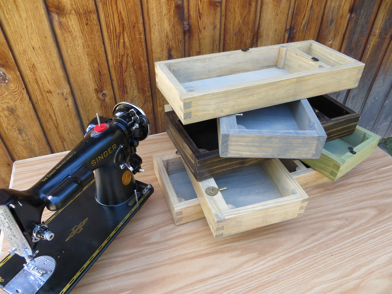 The Project Lady Singer Sewing Machine Wood Base Tutorial