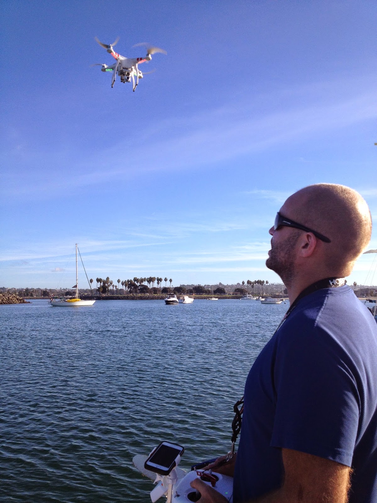 Captain Curran's sailing blog Sailboat drone 101 How to fly a drone