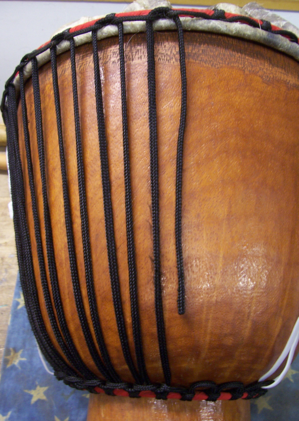 How to reskin a djembe drum How to reskin a broken djembe drum