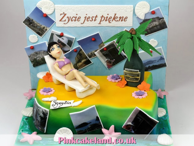 Sicily Island Birthday Cake for Woman in London