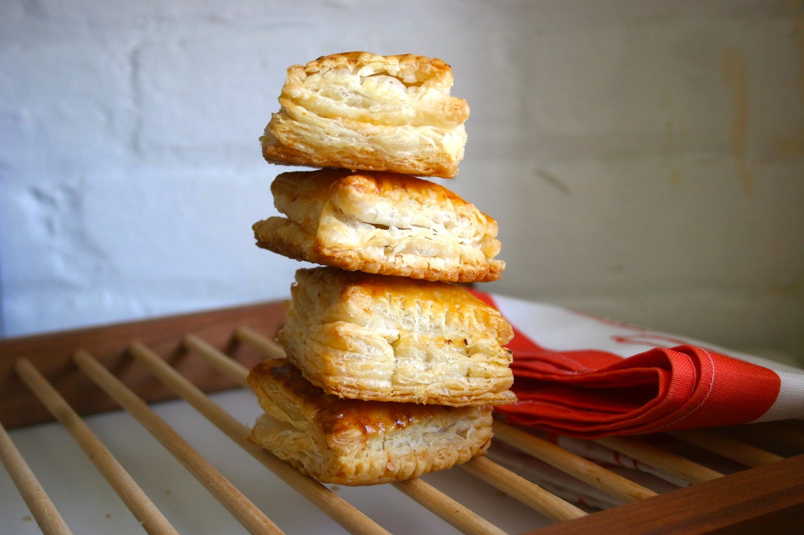 Nothing in the House Puff Pastry Hand Pies with Goat Cheese & Hot Pepper Jelly