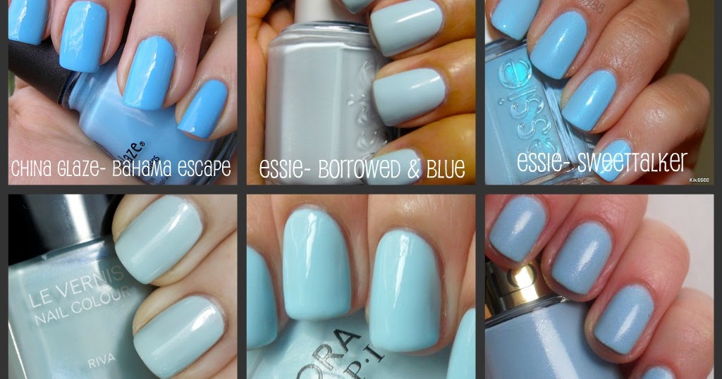 1. "Winter Wonderland" light blue nail polish - wide 1