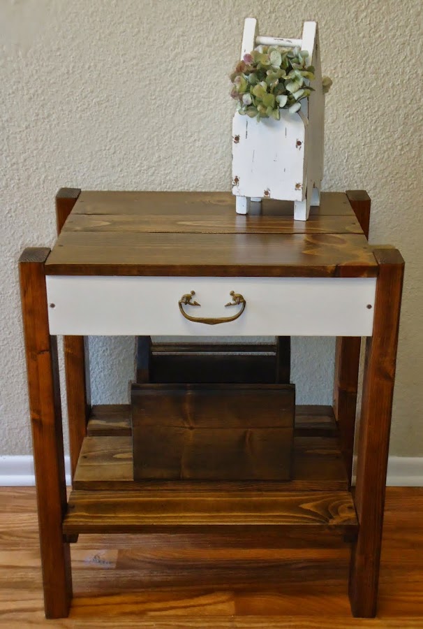 Side/Entry Table with Vintage Hardware  - SOLD