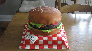 Giant Burger Cake