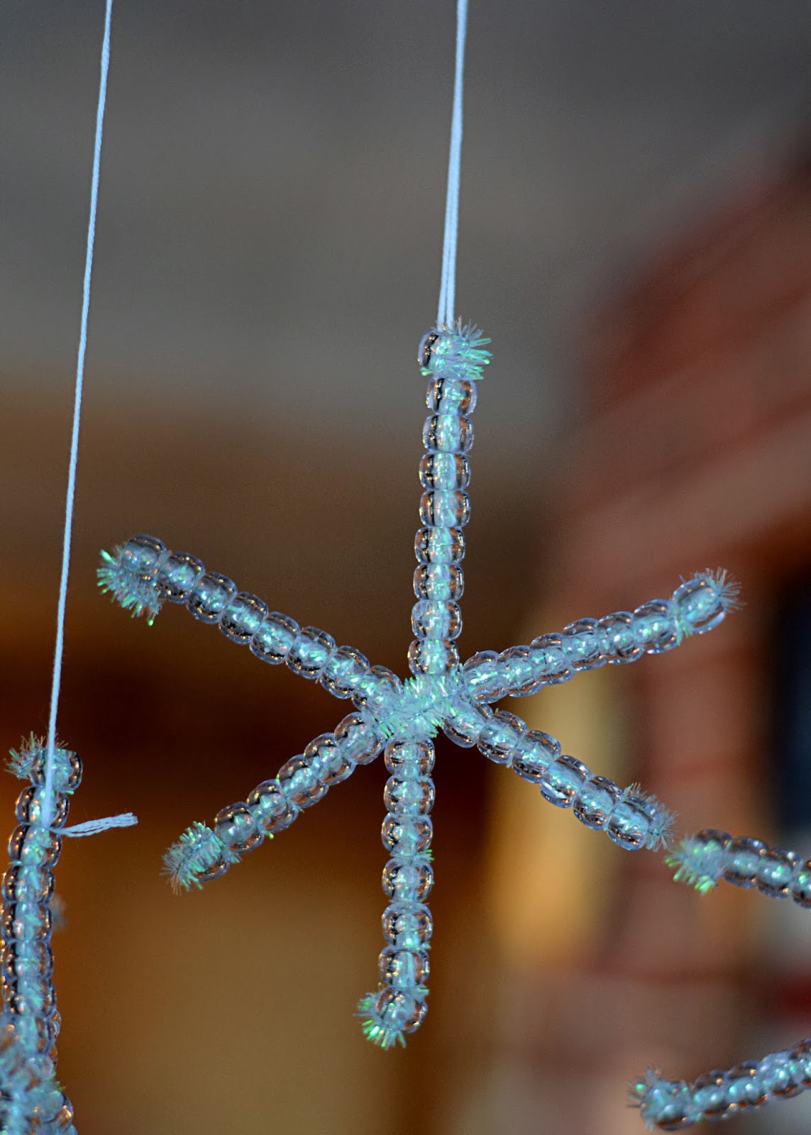 This Farm Family's Life Pipe Cleaner Snowflakes...