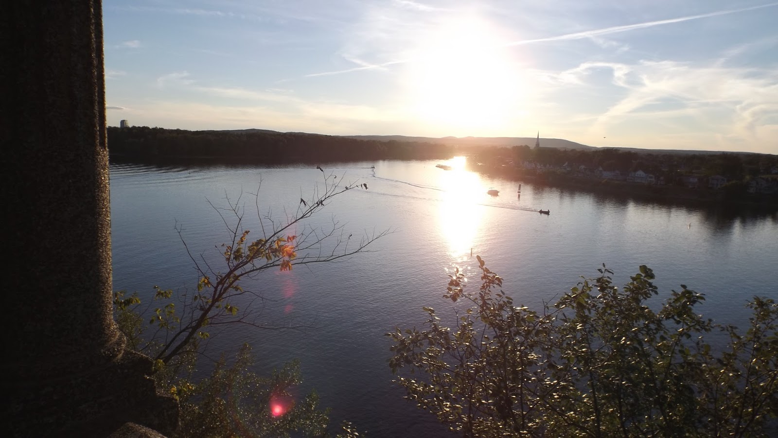 Mark Bellis View of Ottawa River from Rockcliffe Parkway lookout, near