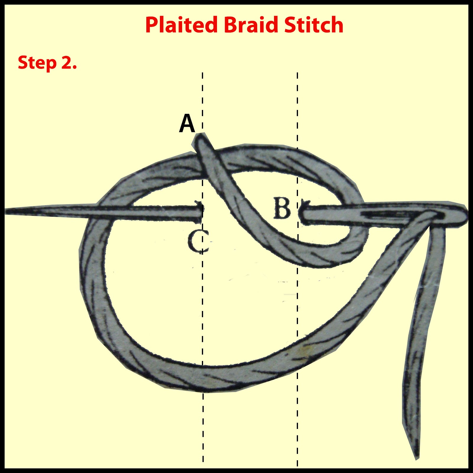 Craft Ideas Plaited Braid Stitch
