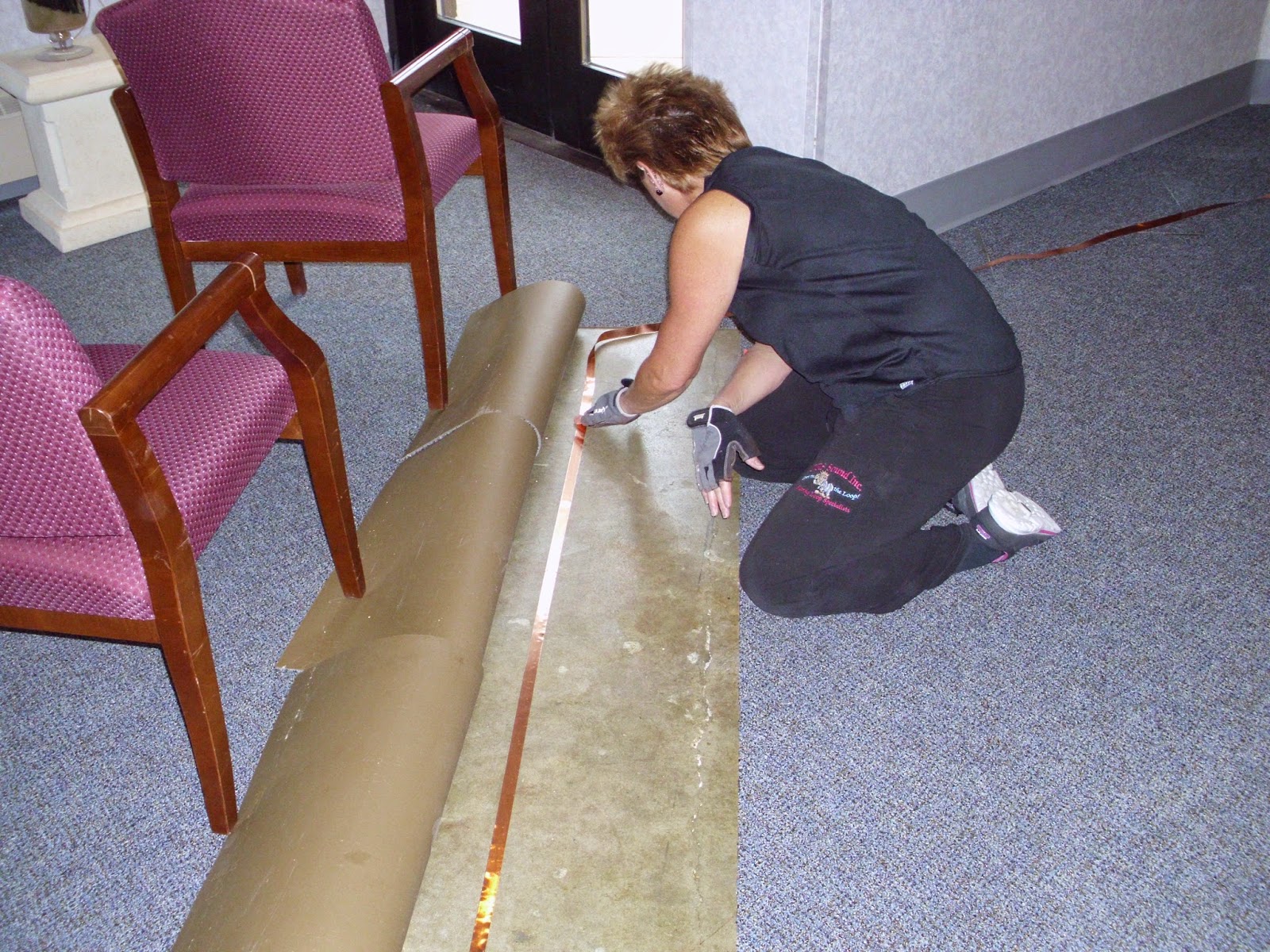 DRS Sound November 2014 Hearing Loop Installation by DRS Sound Inc