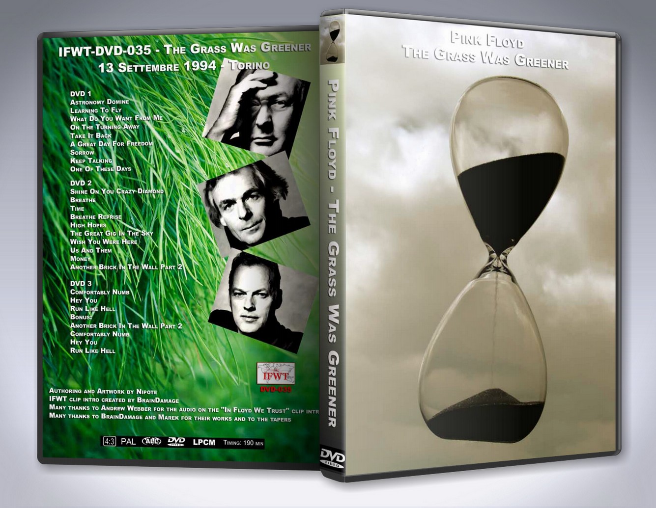 DVD Concert TH Power By Deer 5001 Pink Floyd 19940913 The Grass