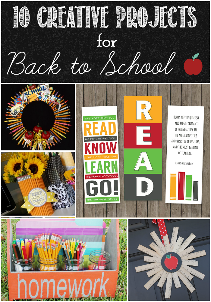 10 Creative Projects for Back to School Occasionally Crafty 10
