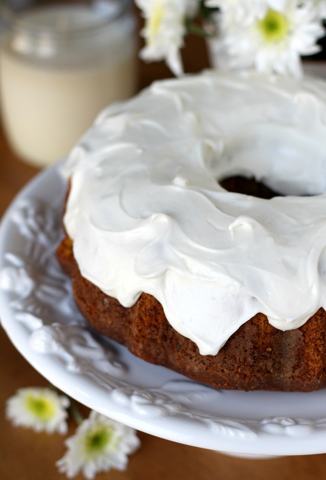 Sweet Potato Pound Cake with Cream Cheese Frosting Grateful Prayer