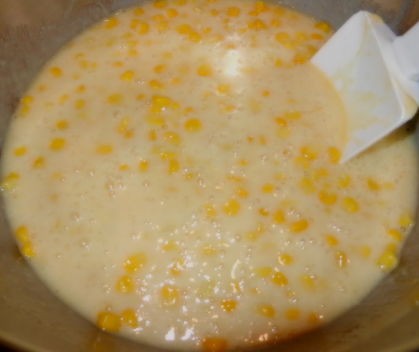 My Mom's Corn Pudding Souffle