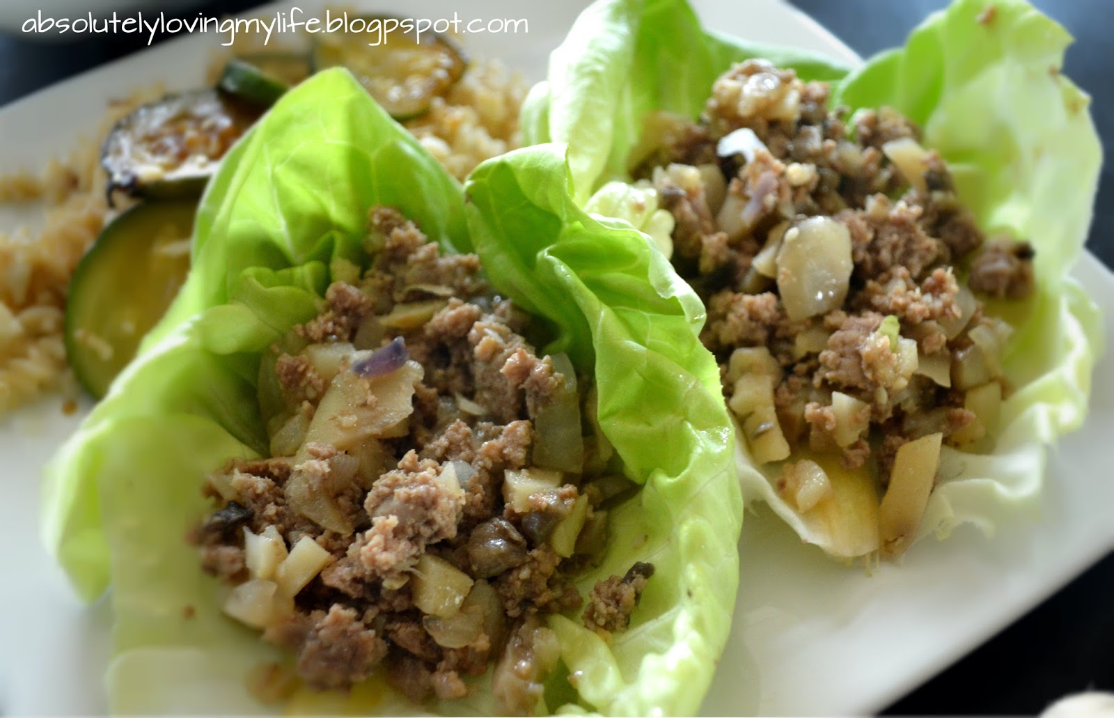 Loving Life Lettuce Wraps (a healthy P.F. Chang's version)
