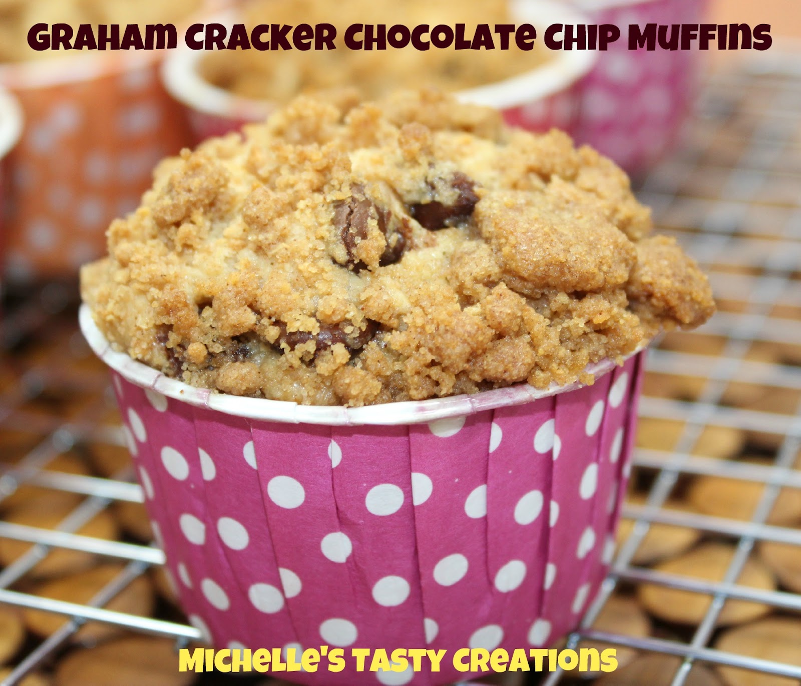 Michelle's Tasty Creations Graham Cracker Chocolate Chip Muffins