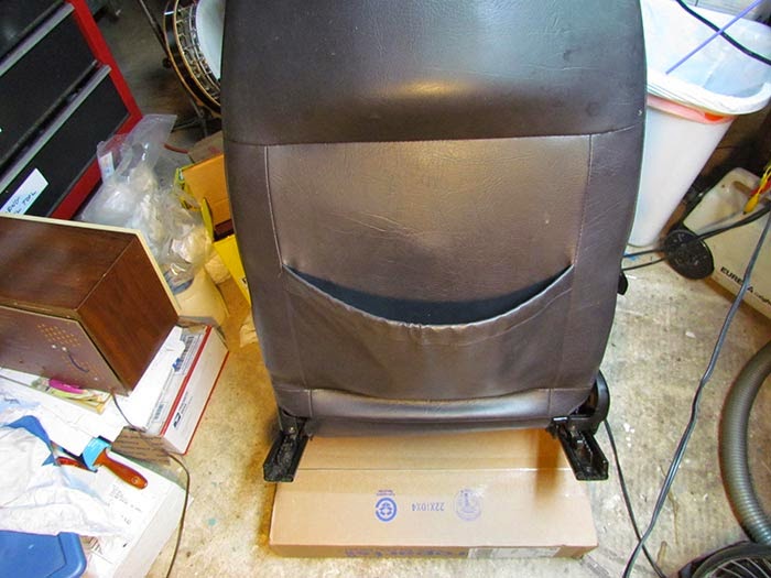 Sagging Car Seatback Pocket Repair on the c900 Seat Crawls Backward