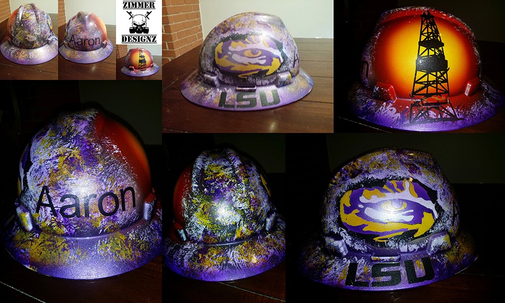 Zimmer DesignZ Custom Paint Finished up a few more custom hard hats