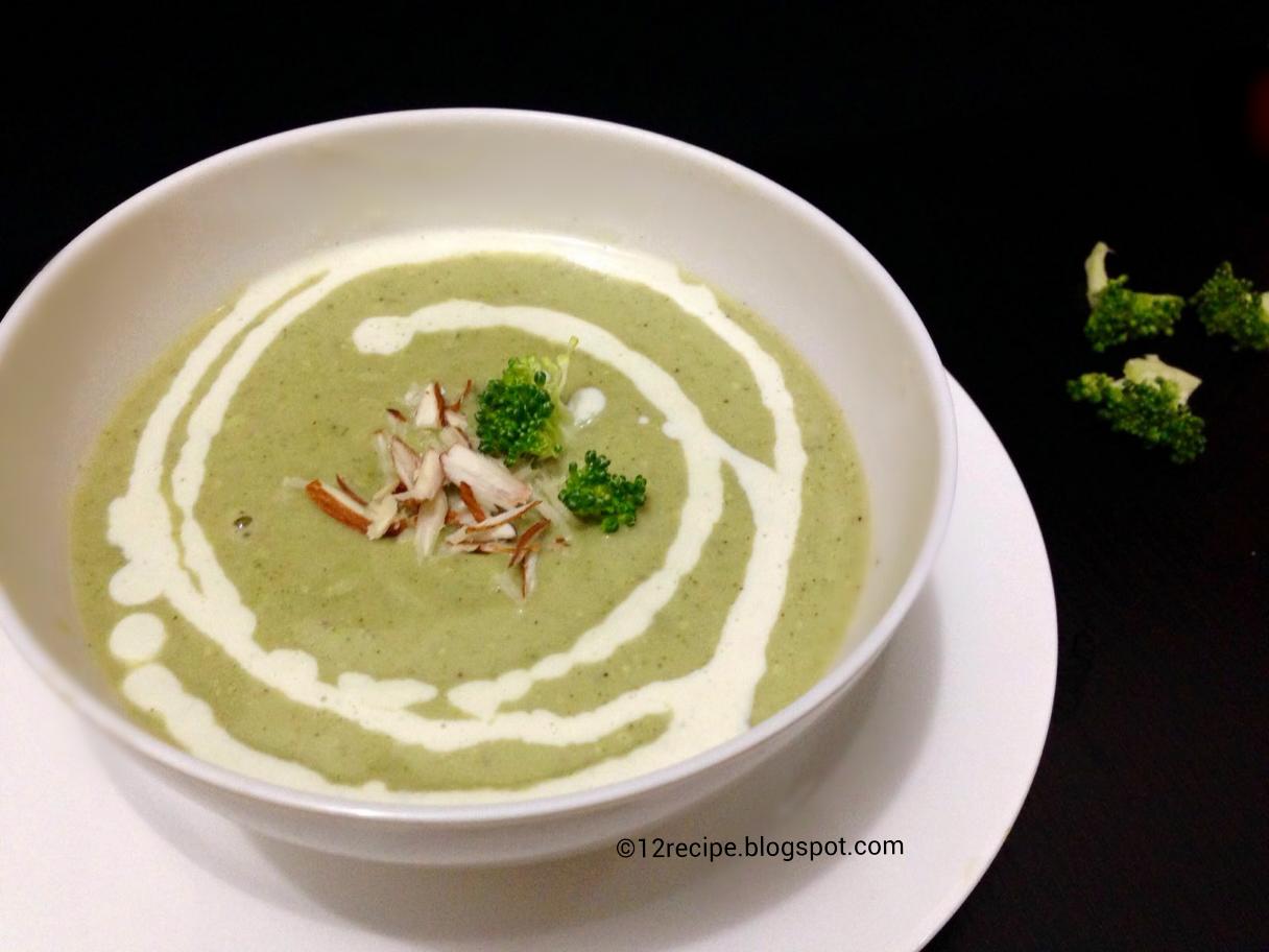 Broccoli and Almond Soup Recipe Book