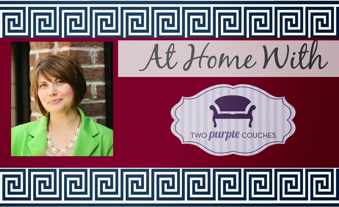 {At Home With} Two Purple Couches Southern State of Mind
