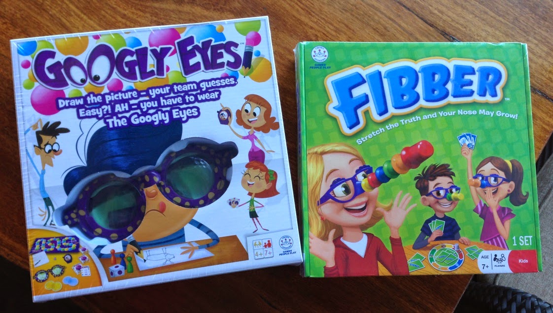 An Adventure in Reading Googly Eyes & Fibber Board Games Reviewed