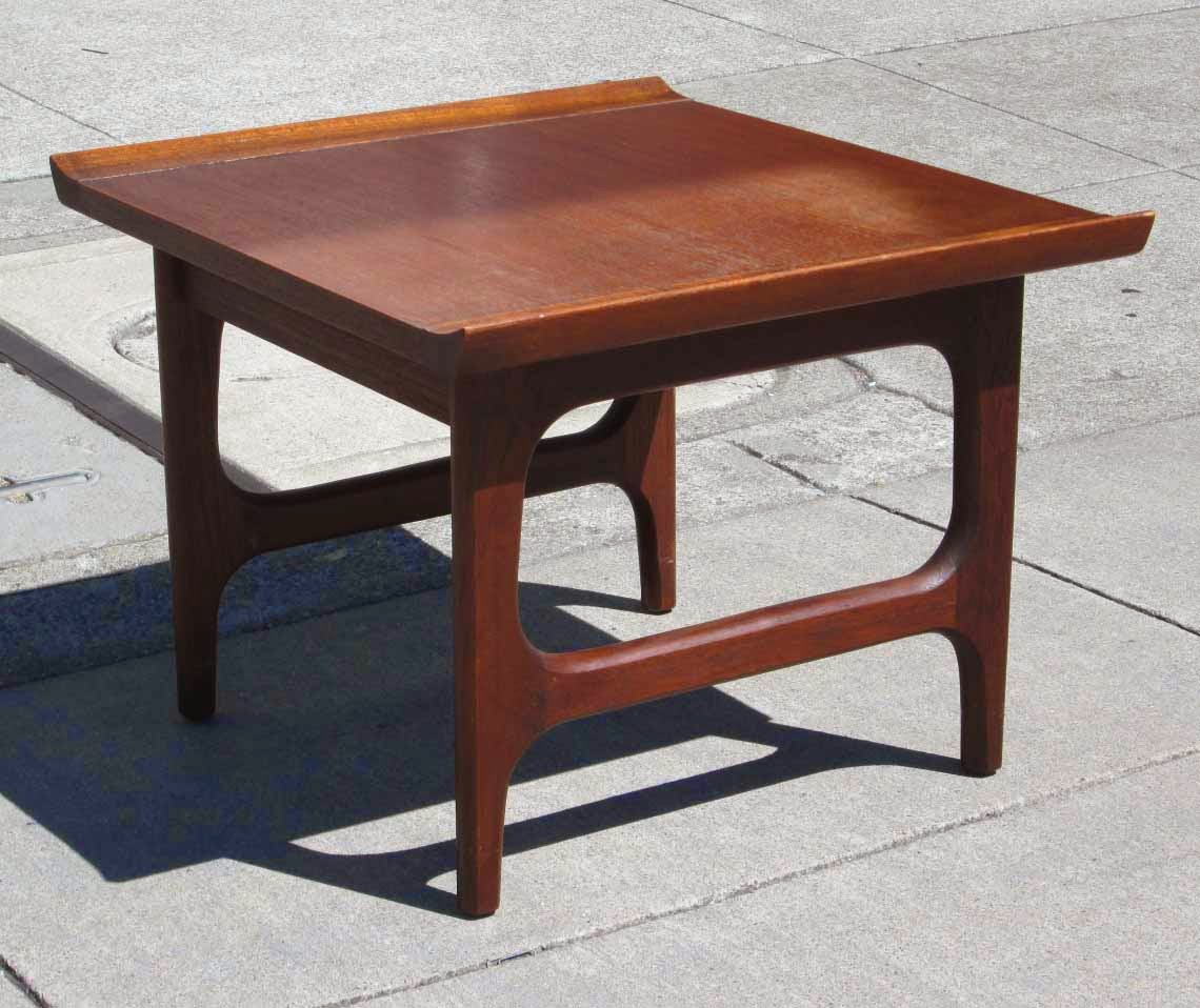 UHURU FURNITURE & COLLECTIBLES SOLD Made in Japan" Teak Table 65