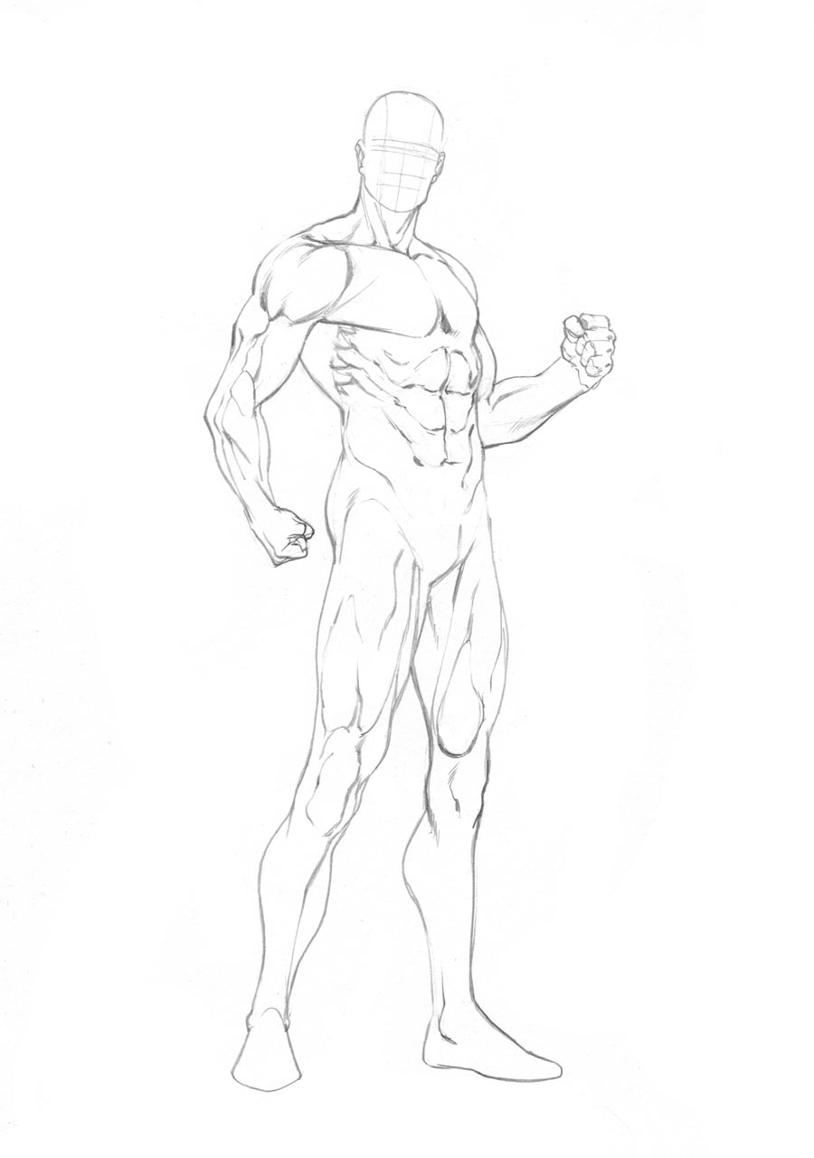 superhero body template
