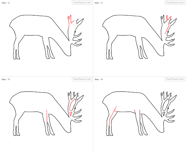 How to draw Deer - slide 1