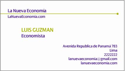formatos de tarjetas de presentacion