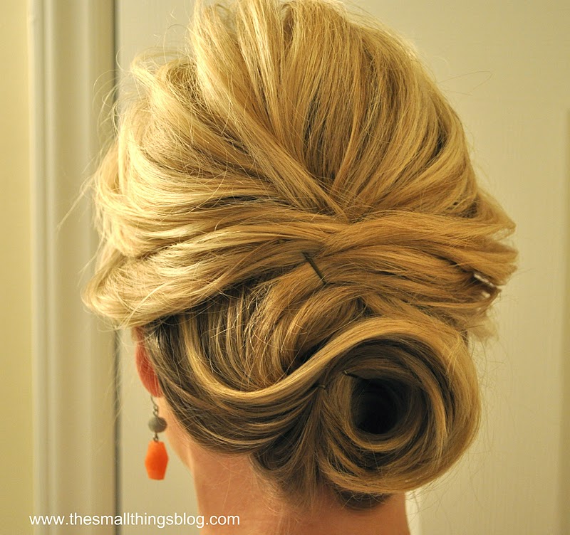 Half Up to Full Updo The Small Things Blog