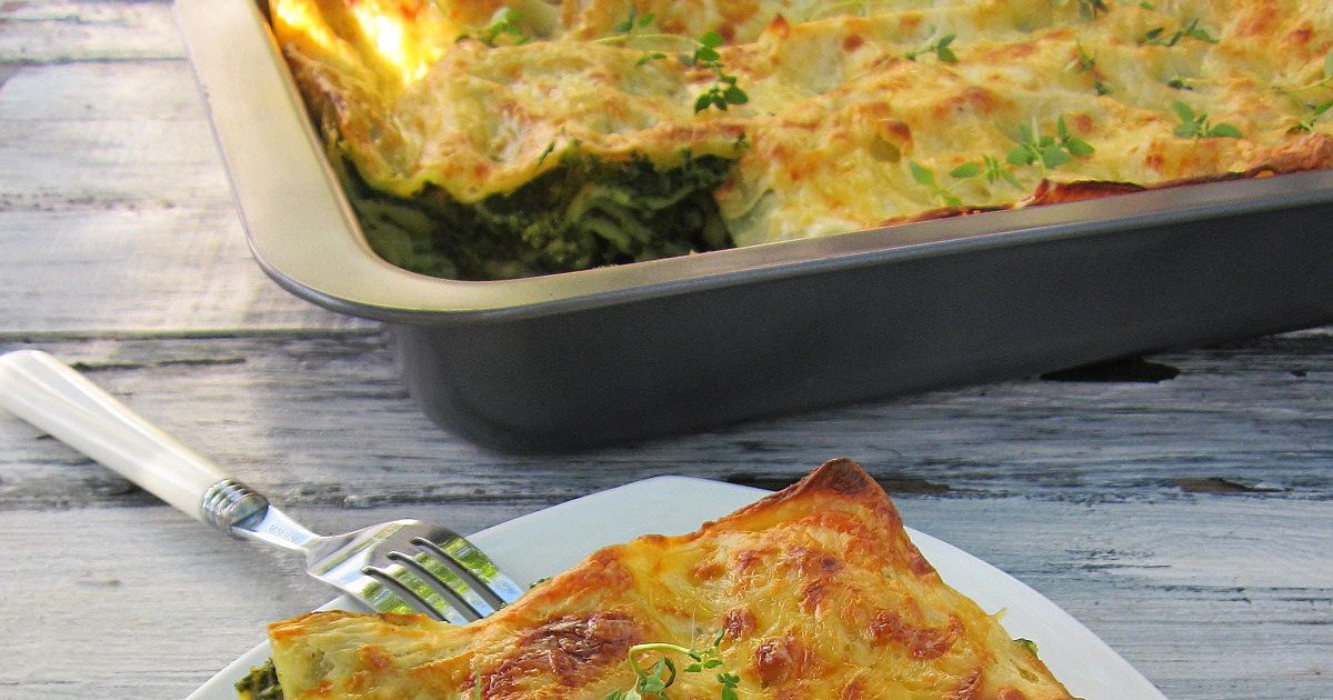 Kuchnia szeroko otwarta: Lasagne ze szpinakiem
