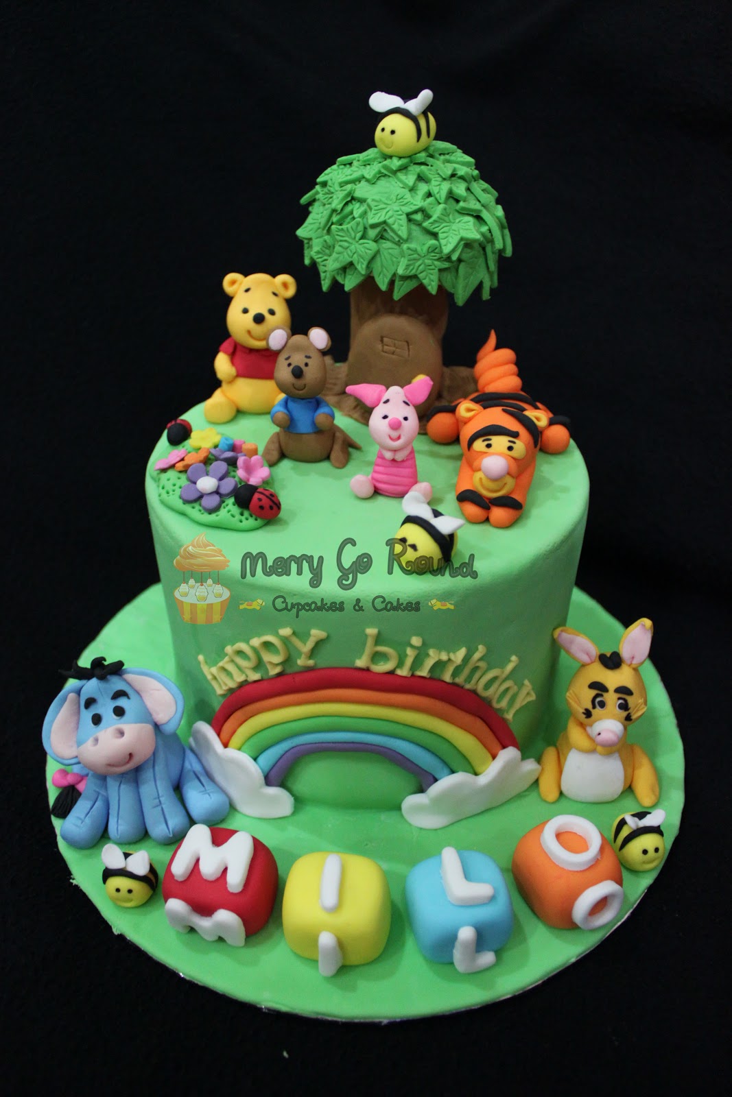 Merry Go Round Cupcakes &amp; Cakes Winnie The Pooh