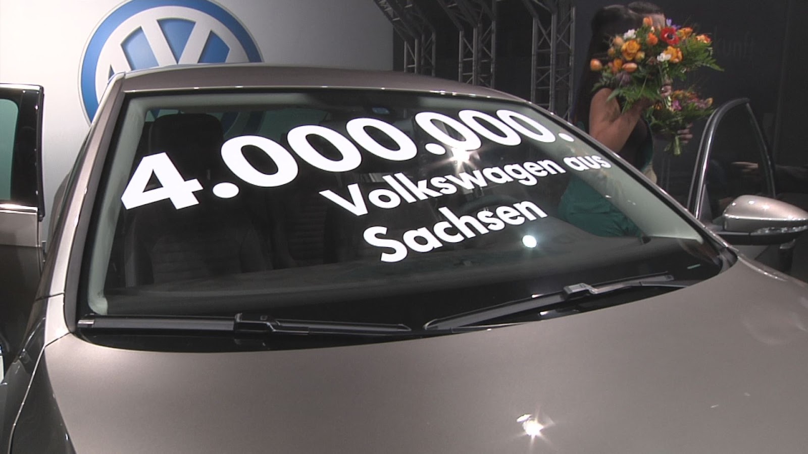 4 Millionster Vw Aus Dem Werk Mosel In Zwickau Mosel Prasentiert