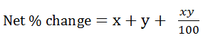 Two Step Change of Percentage For A Number
