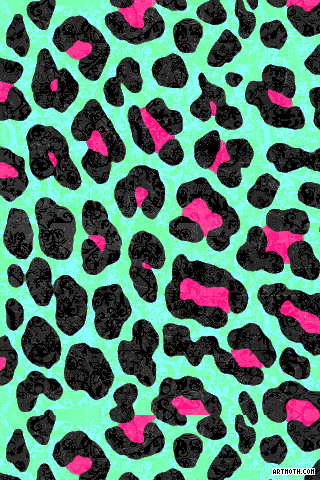 leopard iphone animal wallpapers background pink bedroom emilia backgrounds teen nails spring teens cheetah clarissa really pm posted pattern neon
