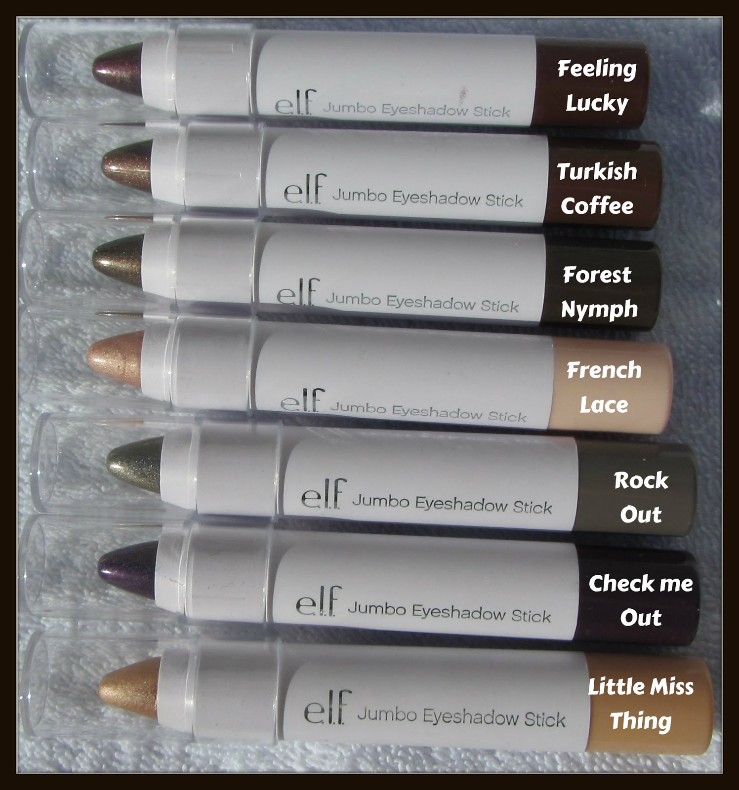 *Nina's Bargain Beauty* ELF Jumbo Eyeshadow Sticks Review