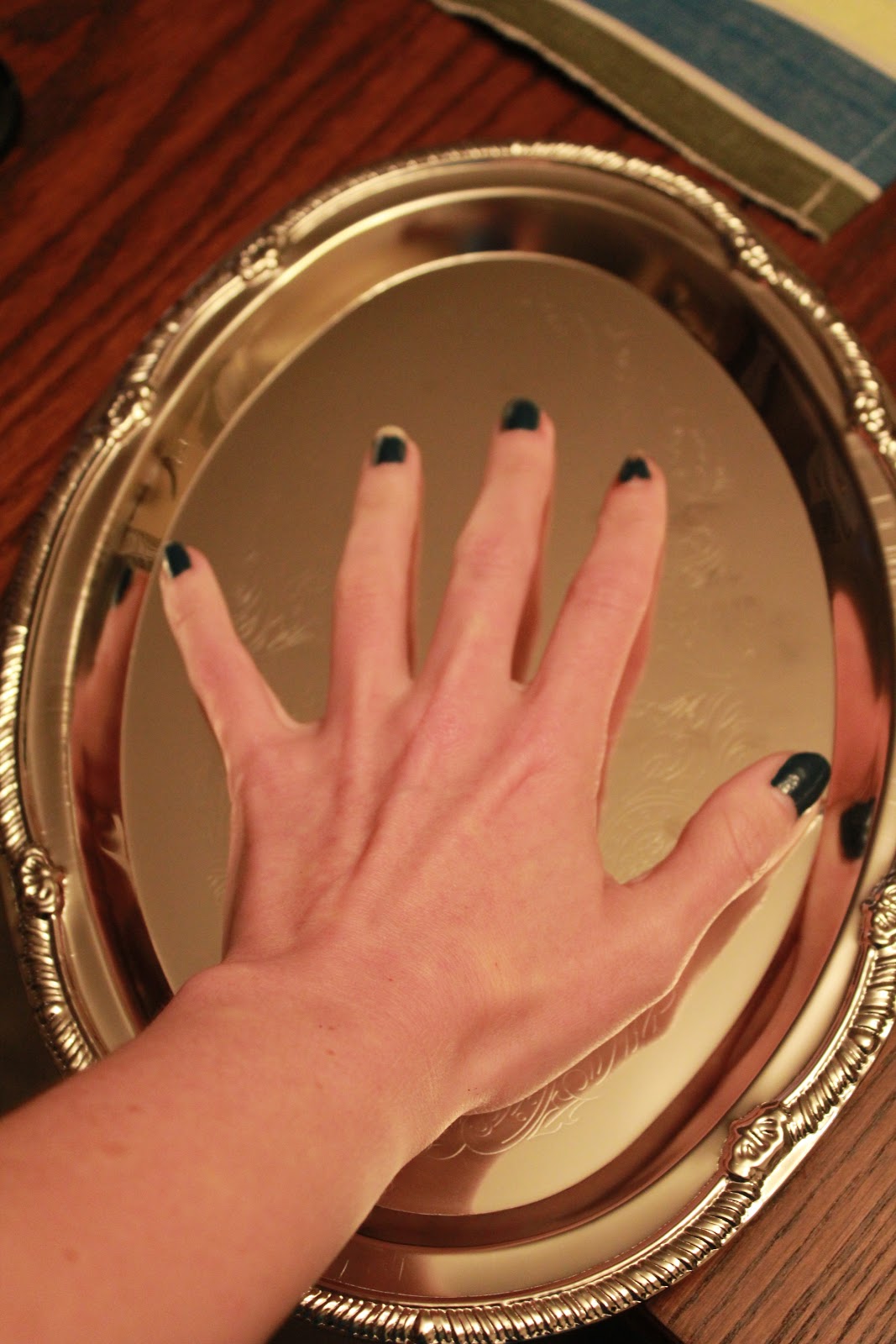 The Posh Pinner Dollar Tree Trays and Chalk Board Paint