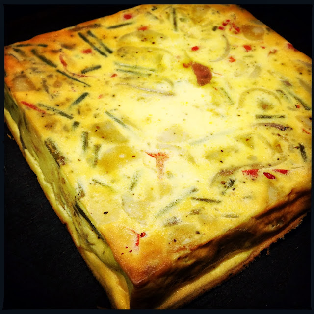 The Vicar Died Laughing Oven baked Frittata