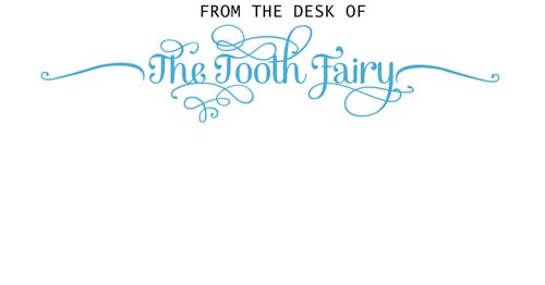 Things I Do When I M Bored Tooth Fairy Letterhead