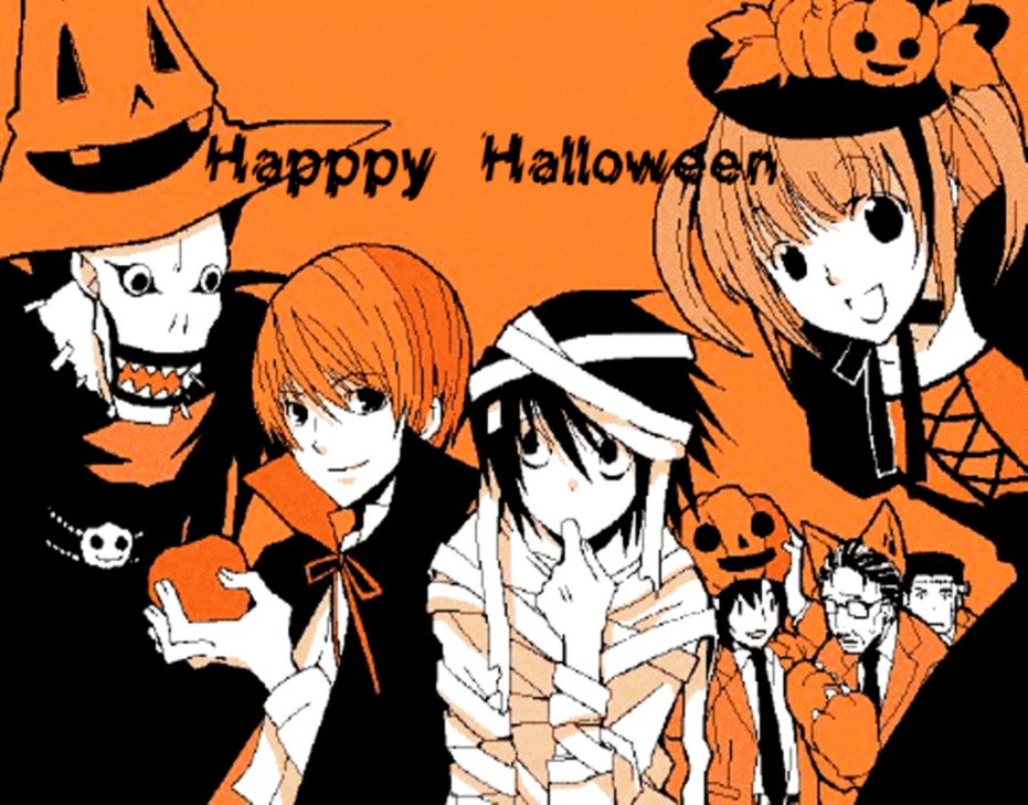 Resultado de imagem para anime halloween