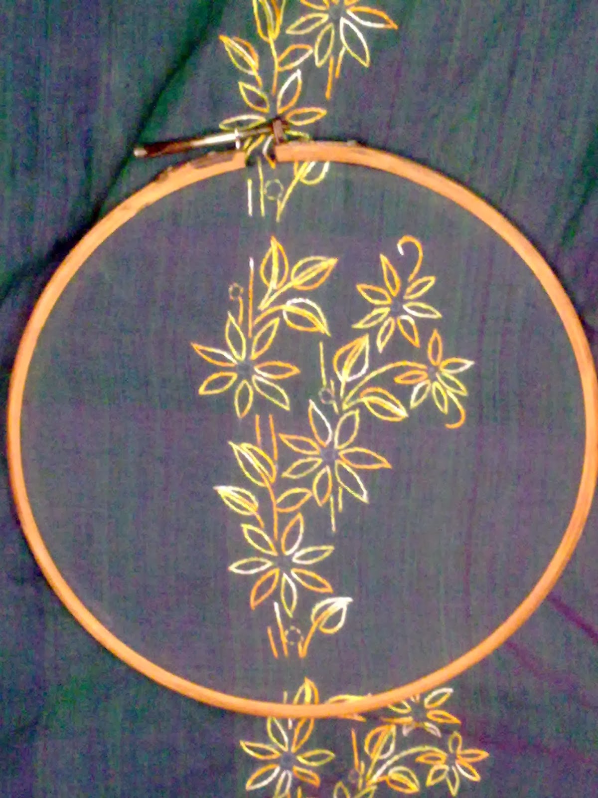 Arttycraft by indu learn  hand embroidery  stem stitch  back stitch Arttycraft by indu learn  hand embroidery  stem stitch  back stitch