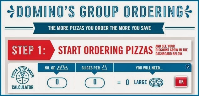 Domino's group ordering tool