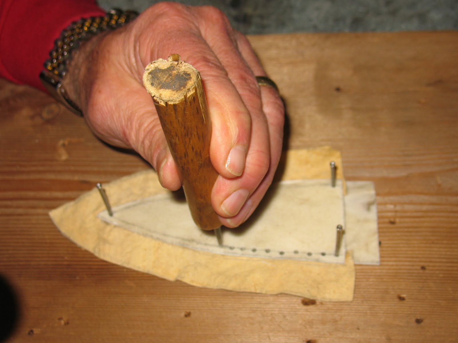 Sensible Survival Make a Rawhide Knife Sheath Part 2