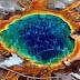 The Multicolored Hot Grand Prismatic Spring in Yellowstone, USA