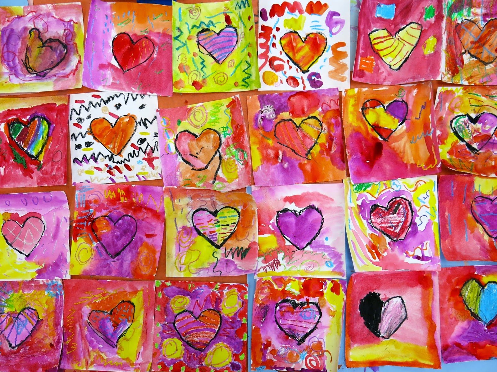 Cassie Stephens In the Art Room Our School has Heart! Mural Project