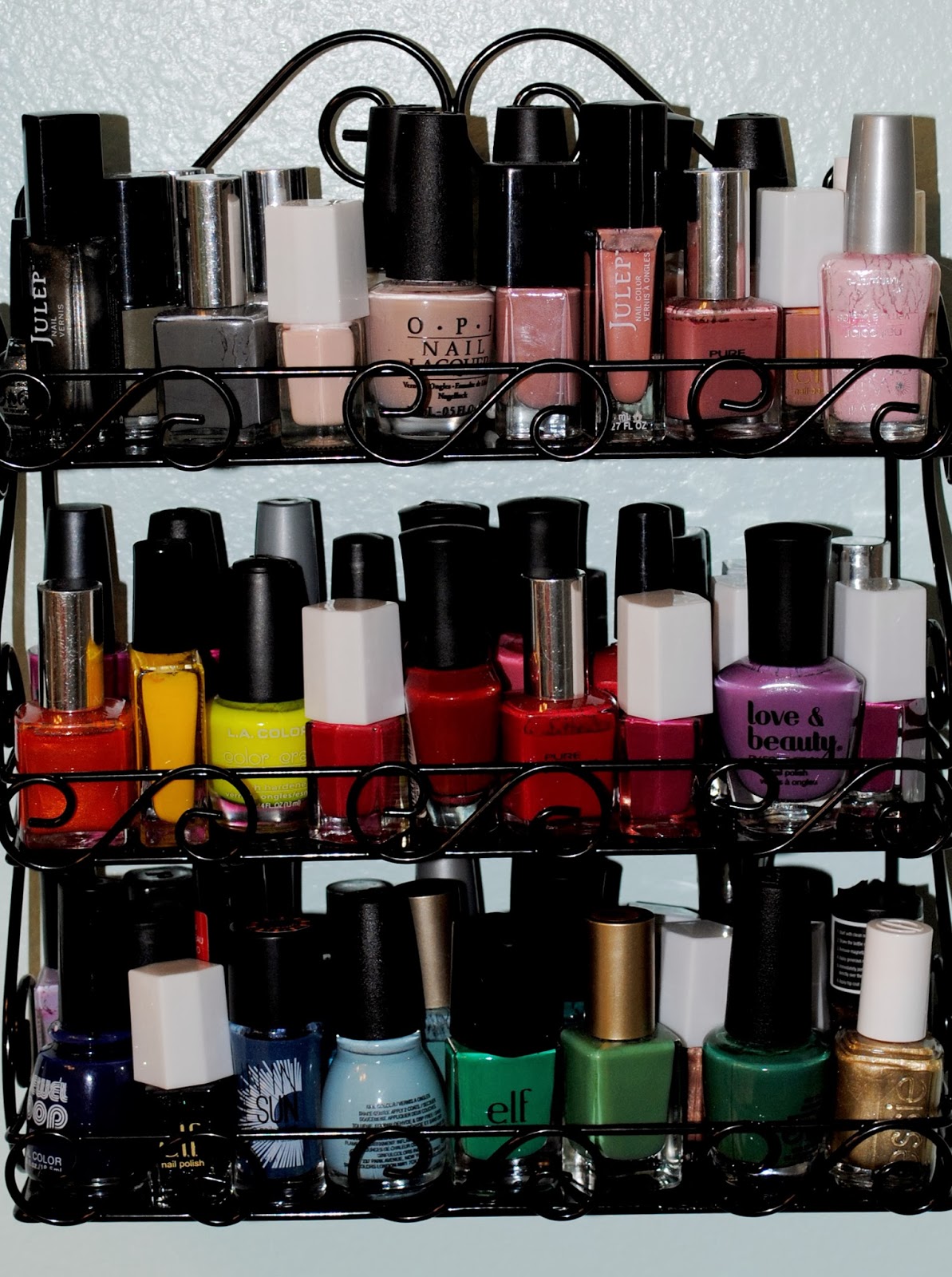 A Rendered Life Nail Polish Shelf obsessed