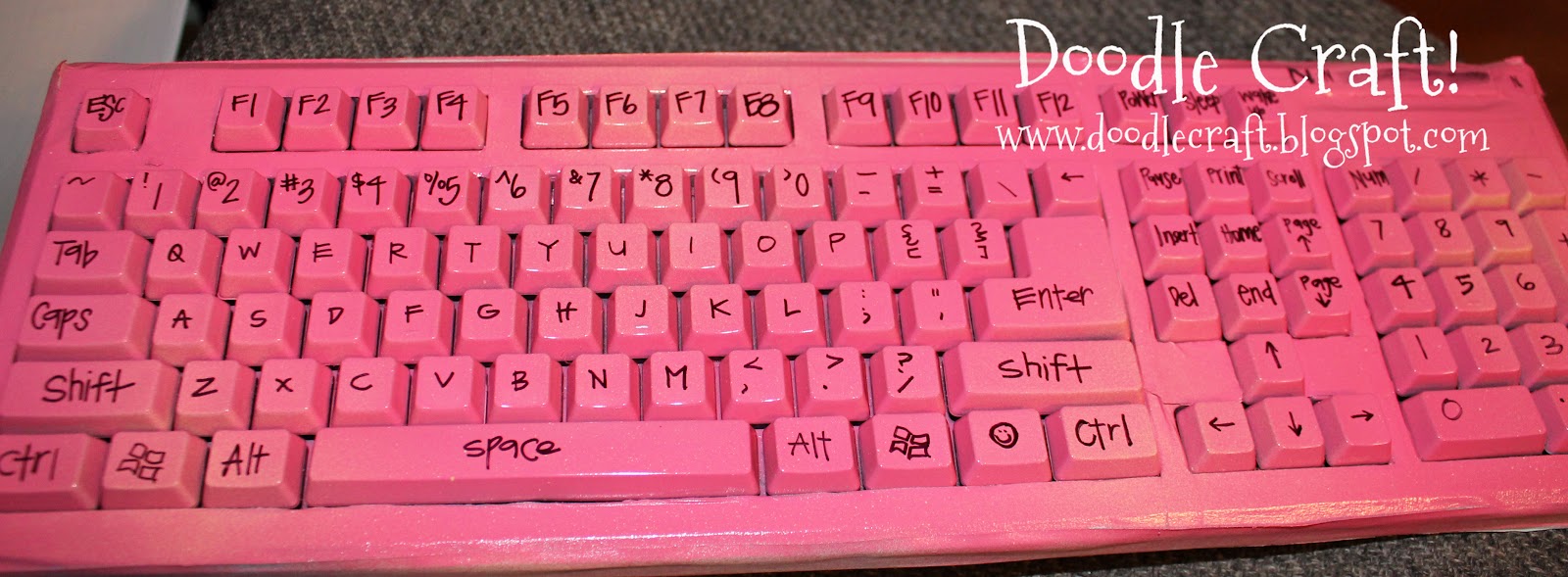 Doodlecraft Easter Egg Keyboard DIY!