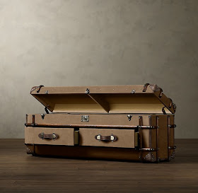 низенькая тумба с выдвижными ящиками багажа Ричардса