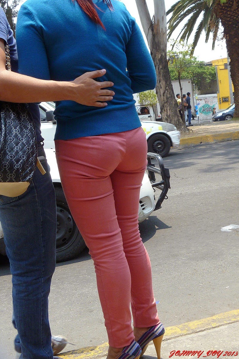 tea bagging a men sexually girls in sexy tight pants